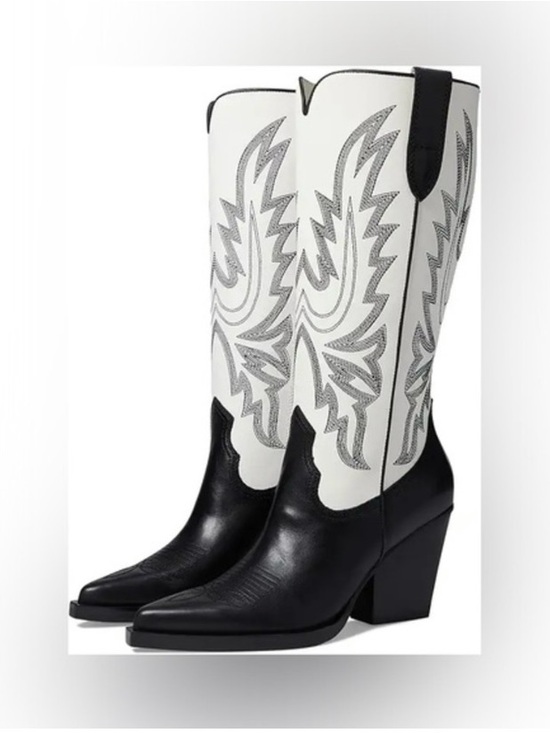Dolce Vita Shoes - Dolce Vita Blanch black and white Western Boots excellent condition
